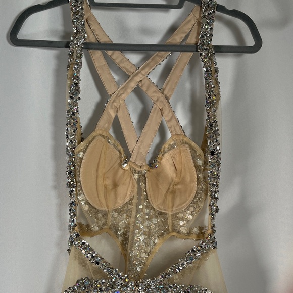 Jovani STUNNING Size 6 Crystal Embellished Women's DRESS - Picture 6 of 9